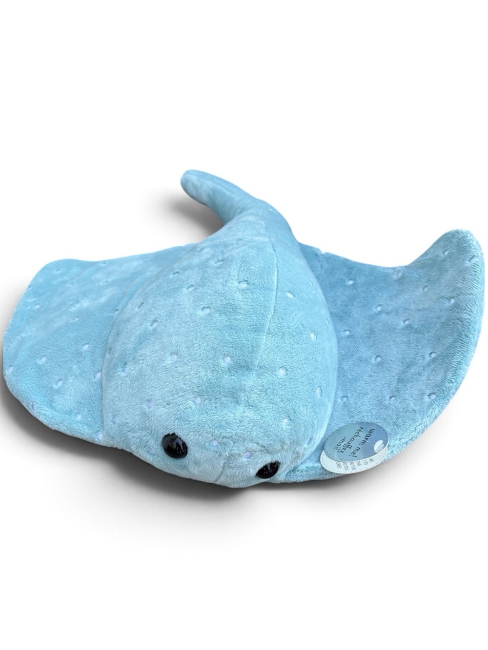 Plush Blue Stingray Heating Pad